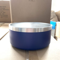HKM-4145469 Stainless Steel Dog Bowl - Double-Sided 32oz and 64oz Options