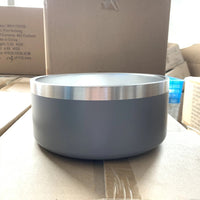 HKM-4145469 Stainless Steel Dog Bowl - Double-Sided 32oz and 64oz Options