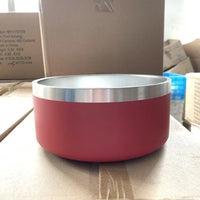 HKM-4145469 Stainless Steel Dog Bowl - Double-Sided 32oz and 64oz Options
