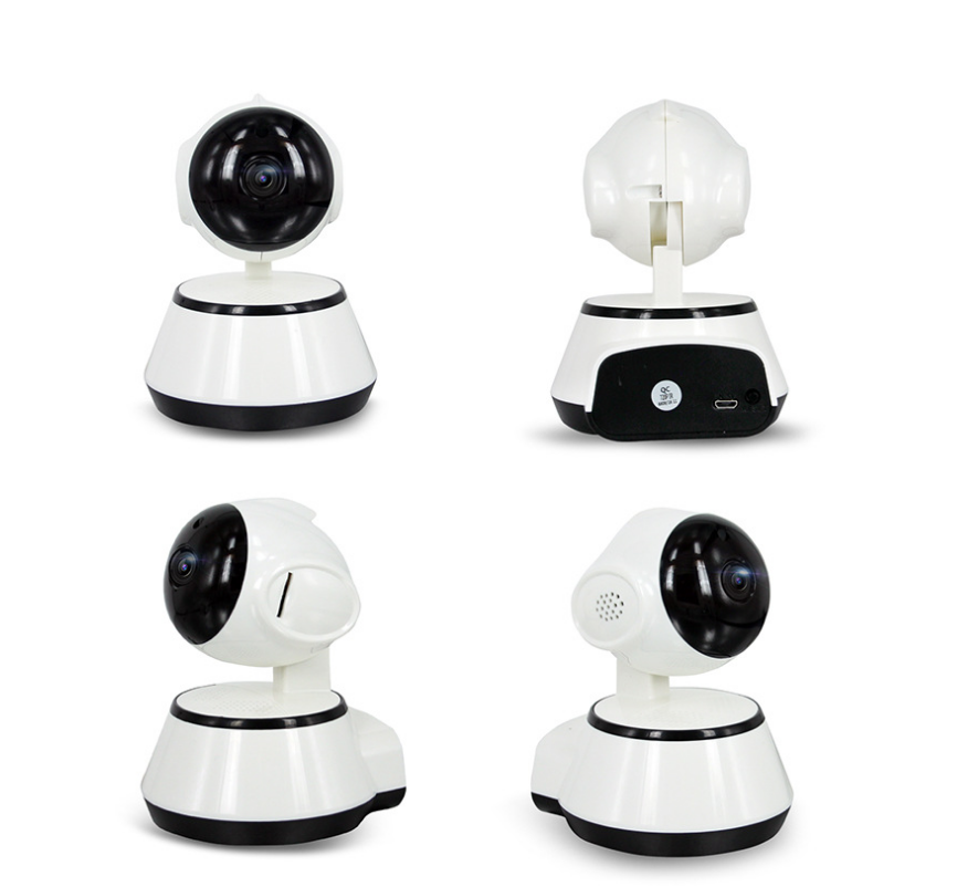 HKM-414739 Wireless Home Surveillance Camera with WiFi, Card Reader, and 1MP Wide-Angle Panorama