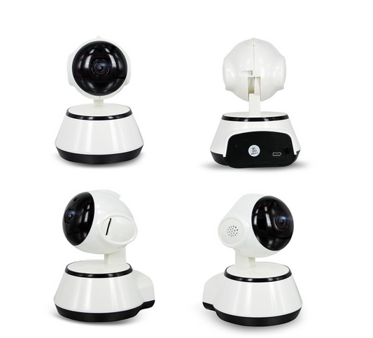 HKM-414739 Wireless Home Surveillance Camera with WiFi, Card Reader, and 1MP Wide-Angle Panorama