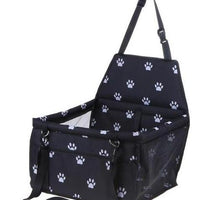 HKM-4147517 Waterproof Dog and Cat Car Seat Carrier for Small to Medium Pets with Adjustable Straps and Storage Pockets
