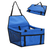 HKM-4147517 Waterproof Dog and Cat Car Seat Carrier for Small to Medium Pets with Adjustable Straps and Storage Pockets
