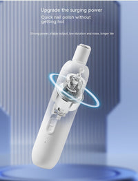 HKM-4149053 Electric Pet Nail Clipper Tool for Dogs and Cats, Rechargeable, ABS, Two Colors Available