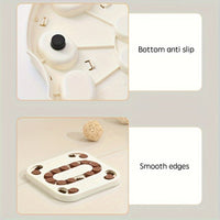 HKM-4151229 Interactive Slow Pet Feeding Bowl for Dogs and Cats - Non-Electric Training Game for Intelligence and Good Habits