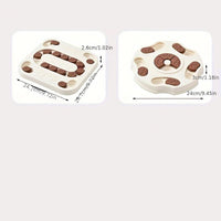 HKM-4151229 Interactive Slow Pet Feeding Bowl for Dogs and Cats - Non-Electric Training Game for Intelligence and Good Habits