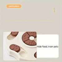 HKM-4151229 Interactive Slow Pet Feeding Bowl for Dogs and Cats - Non-Electric Training Game for Intelligence and Good Habits