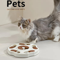 HKM-4151229 Interactive Slow Pet Feeding Bowl for Dogs and Cats - Non-Electric Training Game for Intelligence and Good Habits