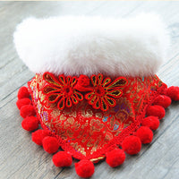 HKM-4151613 Pet Winter Triangle Scarf – Multiple Christmas Designs and Sizes Available