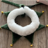 HKM-4151613 Pet Winter Triangle Scarf – Multiple Christmas Designs and Sizes Available