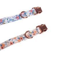HKM-4153021 Fashionable Cotton Print Bow Collar for Dogs - Orange and Blue Options