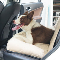 HKM-4153277 Khaki Cotton Dog Bed for Rear Car Use - Comfortable and Durable Mat