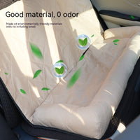 HKM-4153277 Khaki Cotton Dog Bed for Rear Car Use - Comfortable and Durable Mat