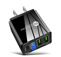 HKM-415443 20W USB PD Fast Charge Multi-Port Charger for Lithium Batteries
