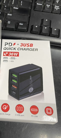 HKM-415443 20W USB PD Fast Charge Multi-Port Charger for Lithium Batteries