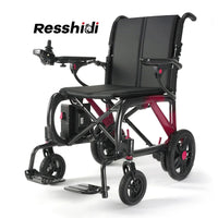 HKM-415443 Lightweight Foldable Electric Wheelchair with Carbon Fiber Frame and Lithium Battery, Model 8003-X