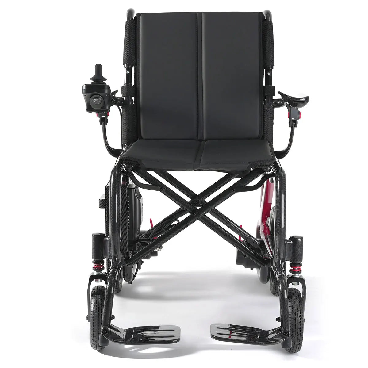 HKM-415443 Lightweight Foldable Electric Wheelchair with Carbon Fiber Frame and Lithium Battery, Model 8003-X