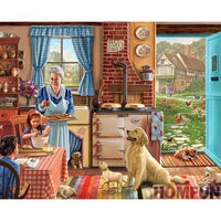 HKM-415571 5D DIY Diamond Painting Kit - Full Square/Round Drill Cartoon Design for Home and Office Decoration