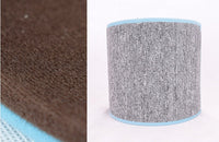 HKM-4156093 Plush Carpet Cat Scratch Board in Grey and Brown