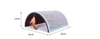 HKM-4156093 Plush Carpet Cat Scratch Board in Grey and Brown