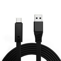 HKM-415635 Renewable Data Line USB Charging Cable - 1.5M Length - TPE Material with Aluminum Alloy Shell - Available in Black, Blue, Purple, and Red