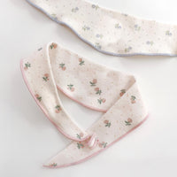 HKM-4156605 Floral Velvet Bubble Skirt Vest with Matching Scarf for Pets