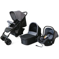 HKM-415763 3 in 1 Foldable Baby Stroller with Removable Car Seat and Baby Pushchair Carriage