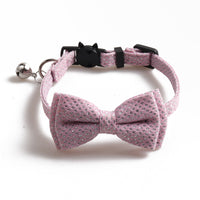HKM-4158781 Shiny Bow Tie Cat Collar - Stylish Casual Accessory for All Seasons