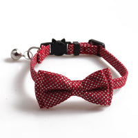 HKM-4158781 Shiny Bow Tie Cat Collar - Stylish Casual Accessory for All Seasons