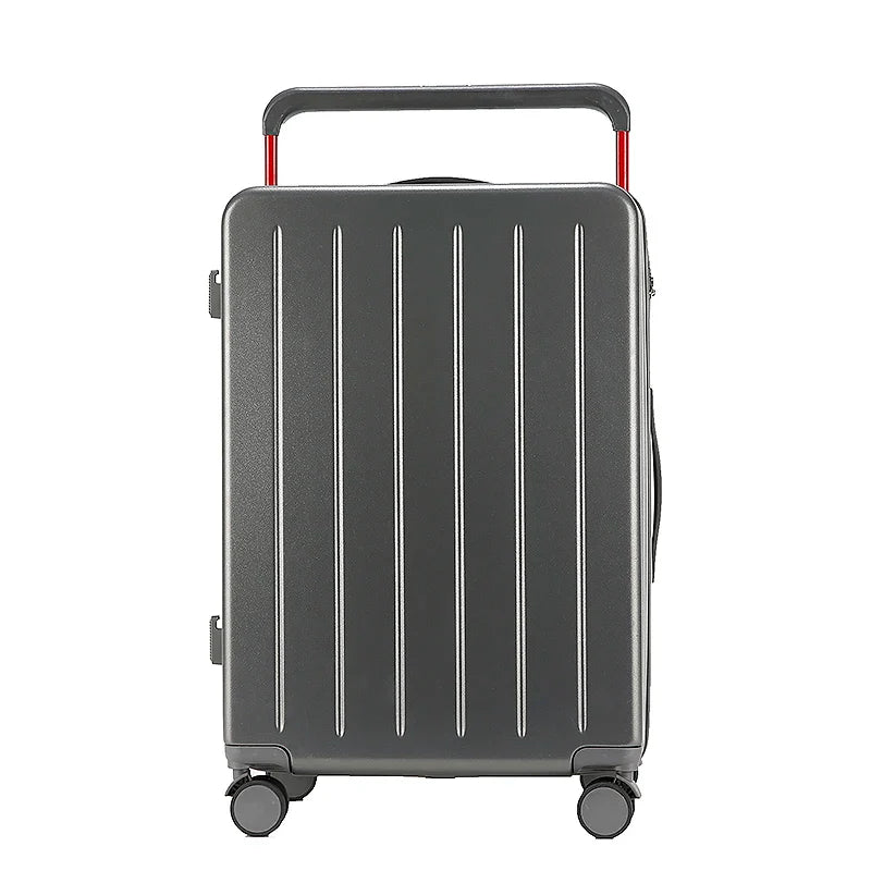 HKM-415955 Wide Handle Cabin Suitcase with Laptop Compartment for Travel and Student Use