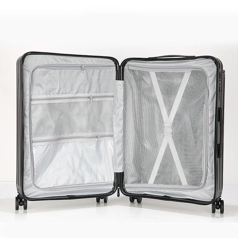 HKM-415955 Wide Handle Cabin Suitcase with Laptop Compartment for Travel and Student Use
