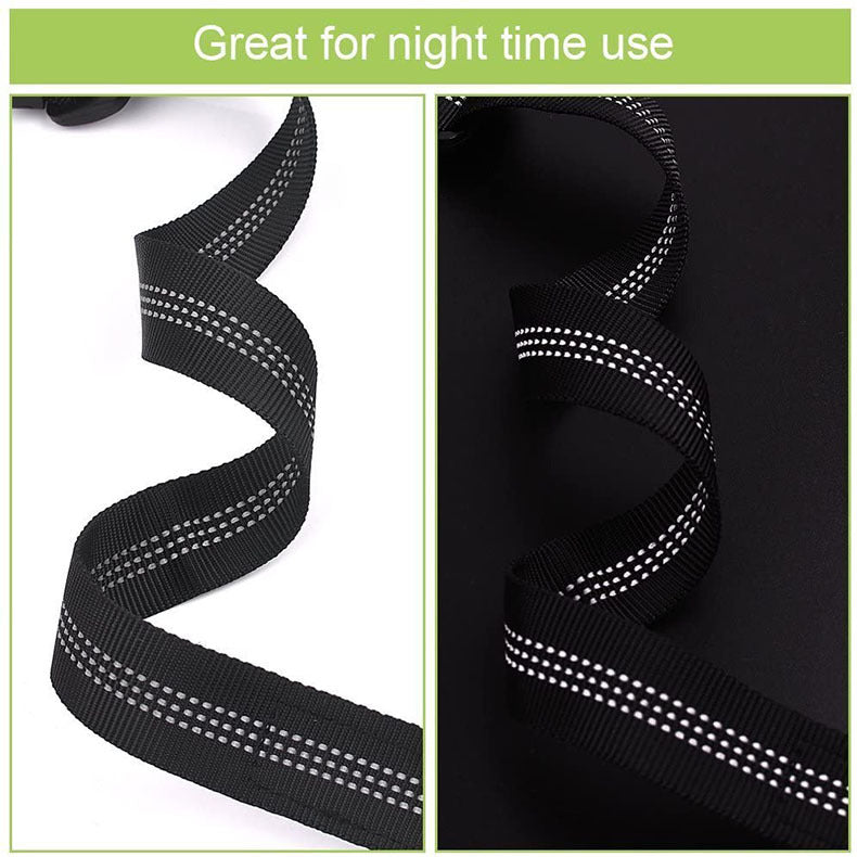 HKM-4160573 Pet Car Seat Belt for Two Dogs - Dual-Ended Safety Traction Rope, Adjustable Polyester Design
