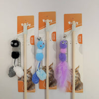 HKM-4161597 Little Ants Cat Treats: Tantalizing Teaser Sticks for Playful Felines