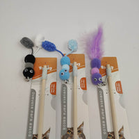 HKM-4161597 Little Ants Cat Treats: Tantalizing Teaser Sticks for Playful Felines