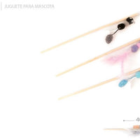 HKM-4161597 Little Ants Cat Treats: Tantalizing Teaser Sticks for Playful Felines