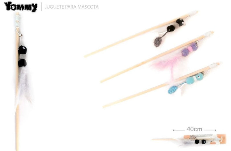 HKM-4161597 Little Ants Cat Treats: Tantalizing Teaser Sticks for Playful Felines