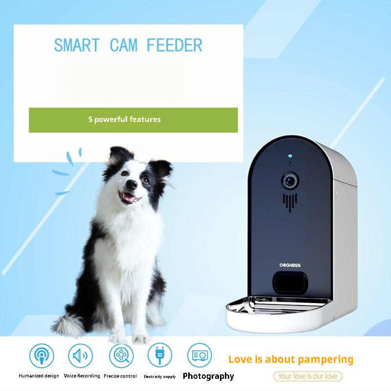 HKM-4162749 Automatic Smart Pet Feeder with Remote Monitoring - Multiple Color Options Available