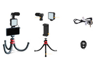 HKM-416275 Mobile Desktop Tripod Stand for Live Streaming and Recording Compatible with iPhone Models