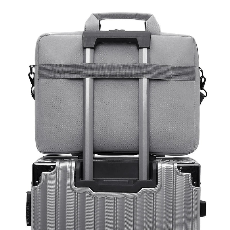 HKM-416275 Waterproof Nylon Single Shoulder Laptop Briefcase for Travel