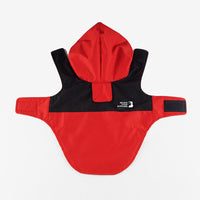 HKM-4164157 Color Contrast Patchwork Dog Raincoat in Red, Yellow, and Blue - Sizes M to 3XL