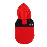 HKM-4164157 Color Contrast Patchwork Dog Raincoat in Red, Yellow, and Blue - Sizes M to 3XL