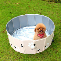 HKM-4164413 Portable Foldable Dog Swimming Pool and Bathtub for Indoor & Outdoor Use