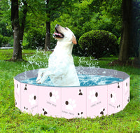 HKM-4164413 Portable Foldable Dog Swimming Pool and Bathtub for Indoor & Outdoor Use