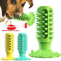 HKM-4165181 Durable Dog Molar Chew Toy - TPR Silicone Corn Dog Shape for Teeth Cleaning