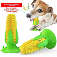 HKM-4165181 Durable Dog Molar Chew Toy - TPR Silicone Corn Dog Shape for Teeth Cleaning