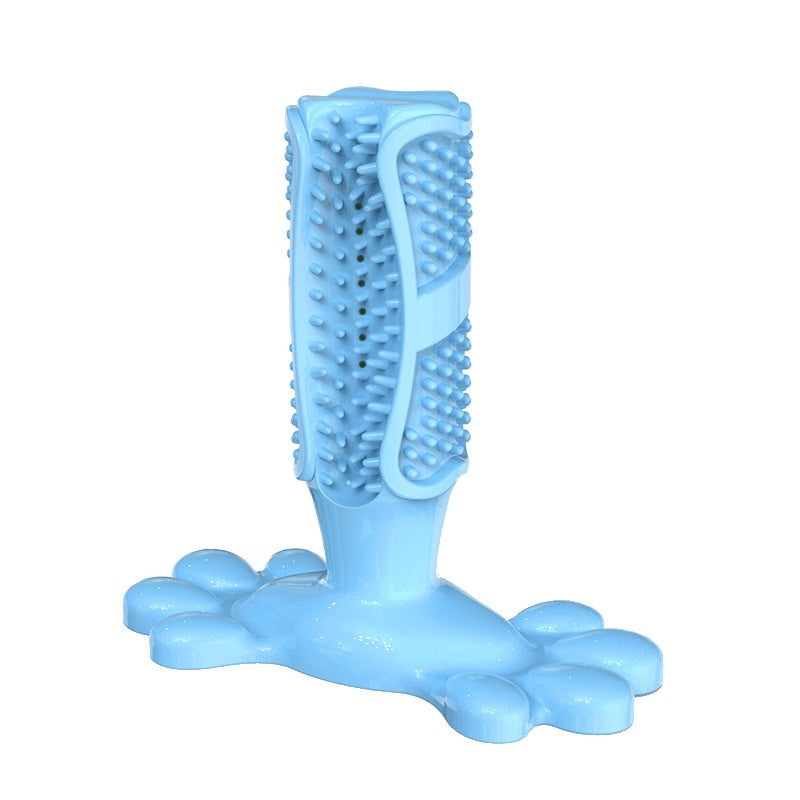 HKM-4165181 Durable Dog Molar Chew Toy - TPR Silicone Corn Dog Shape for Teeth Cleaning