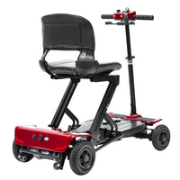 HKM-416595 4-Wheel Folding Electric Mobility Scooter for Seniors with Adjustable Settings and Long Range
