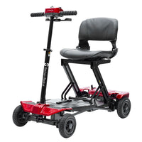 HKM-416595 4-Wheel Folding Electric Mobility Scooter for Seniors with Adjustable Settings and Long Range