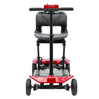 HKM-416595 4-Wheel Folding Electric Mobility Scooter for Seniors with Adjustable Settings and Long Range