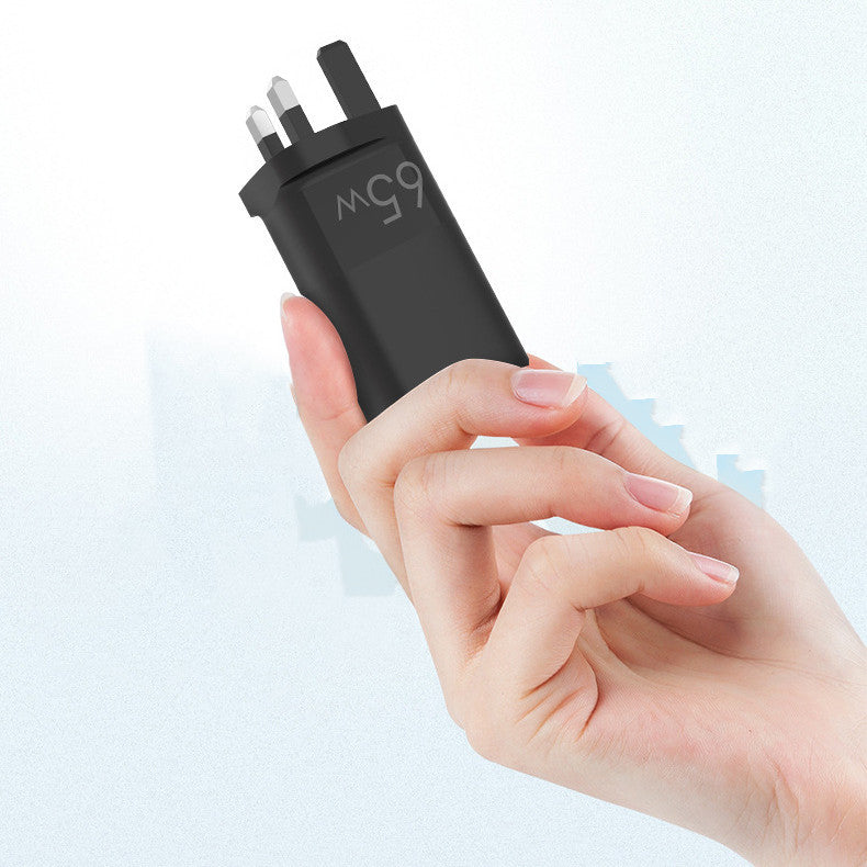HKM-416595 GaN 65W Gallium Nitride USB-C Charger for Laptops and Mobile Devices